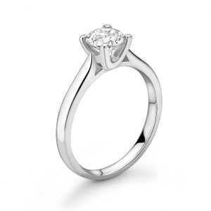 U Collet Classic Solitaire Engagement Ring