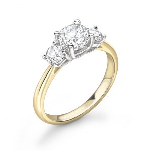 Graduated Classic Trilogy Engagement Ring